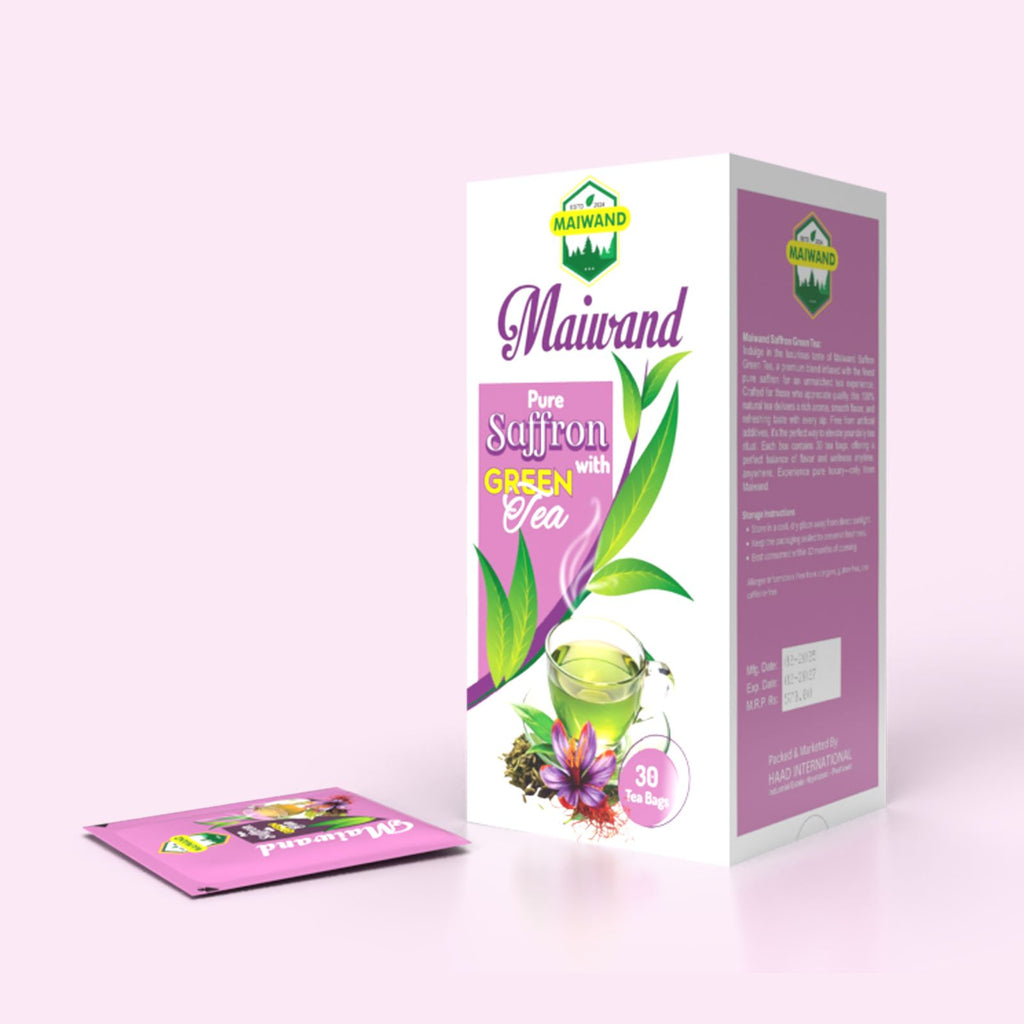 Pure Saffron With Green Tea