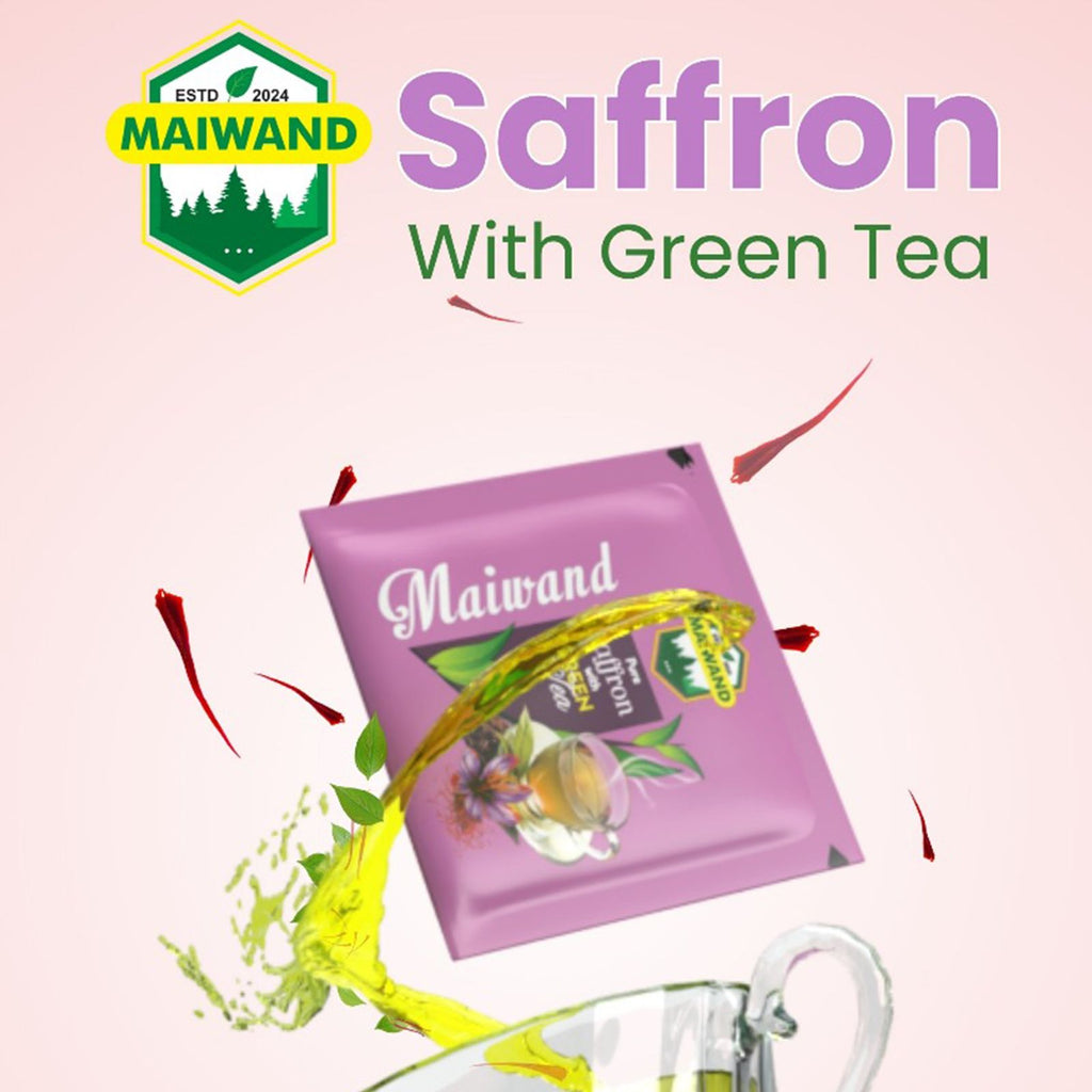Pure Saffron With Green Tea