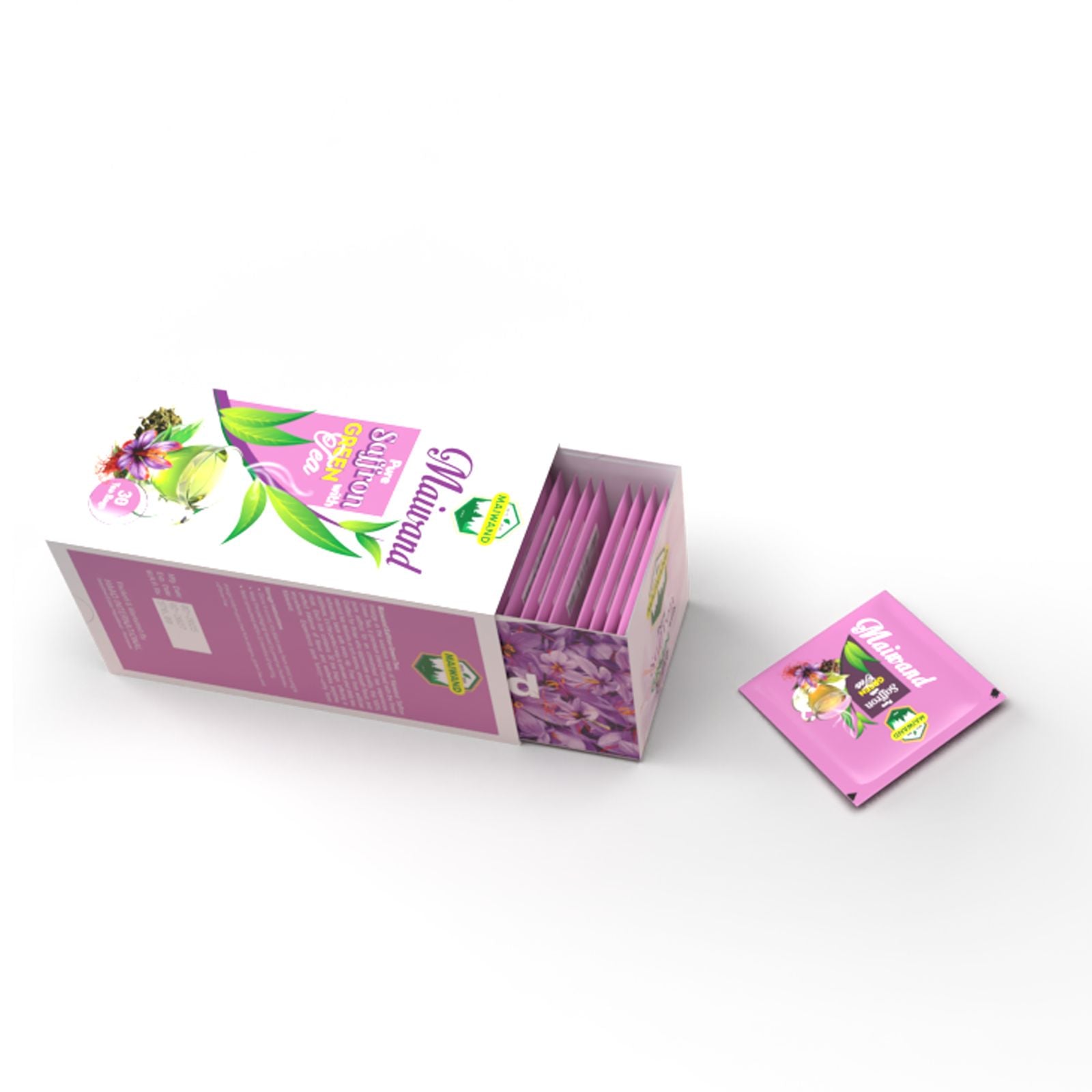 Pure Saffron With Green Tea